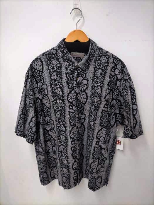 USED古着(ユーズドフルギ) 総柄コットンリネンシャツ メンズ JPN：XL