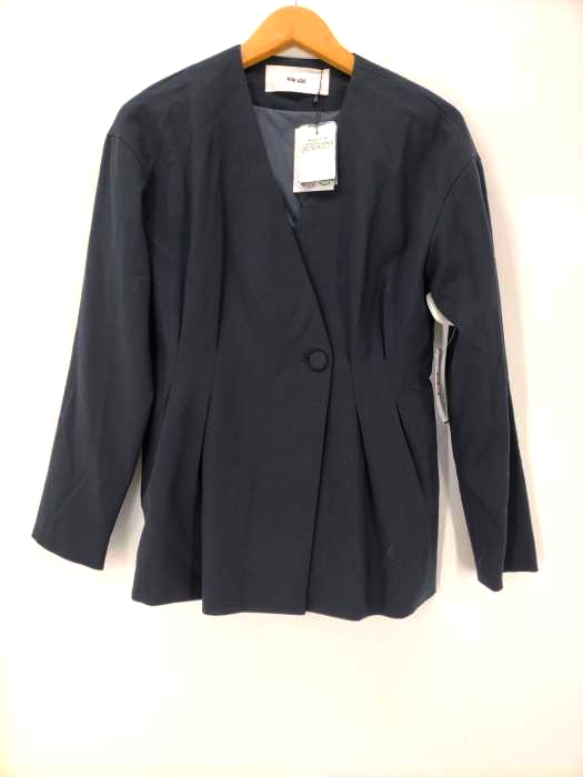 RIM.ARK(リムアーク) スタイルアップノーカラージャケット レディース  36