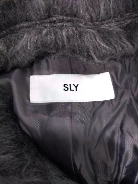 SLY(スライ) SHAGGY CHECK OVER COAT レディース  1