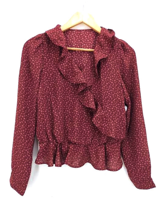 SLY(スライ) DARK MOSS FRILL BL レディース  1