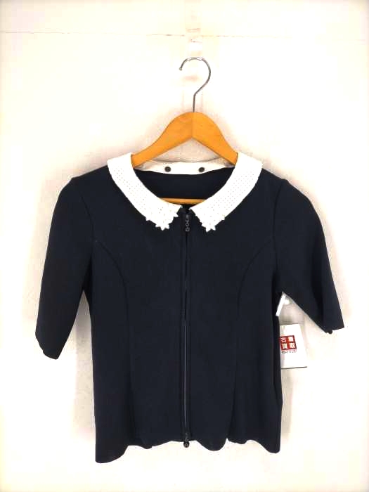 Rene(ルネ) 付け襟ジップアップカーディガン レディース JPN：38