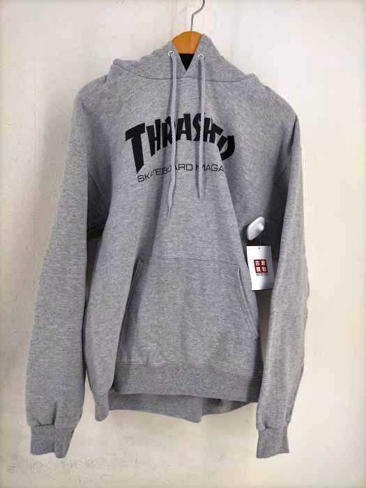 THRASHER(スラッシャー) フロントロゴプリント プルオーバーパーカー メンズ JPN：S
