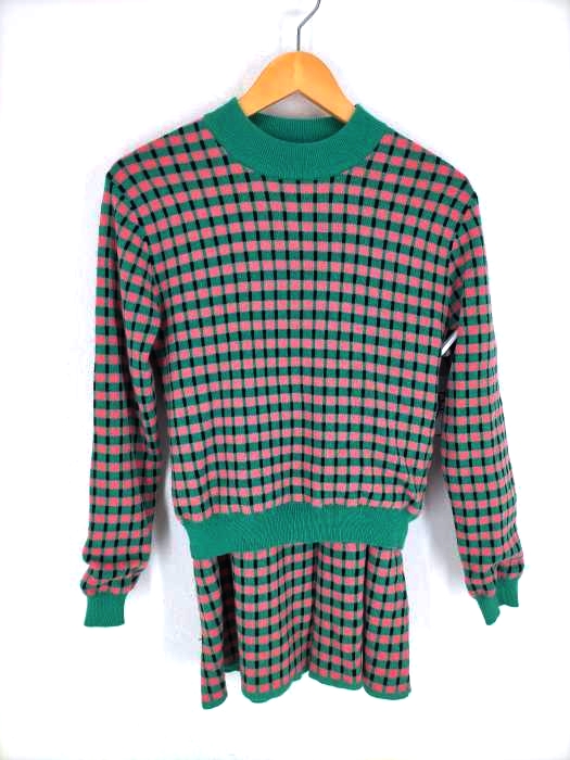 USED古着(ユーズドフルギ) HERG1 エルグワン CROPPED KNIT SWEATER セットアップ レディース  1/1