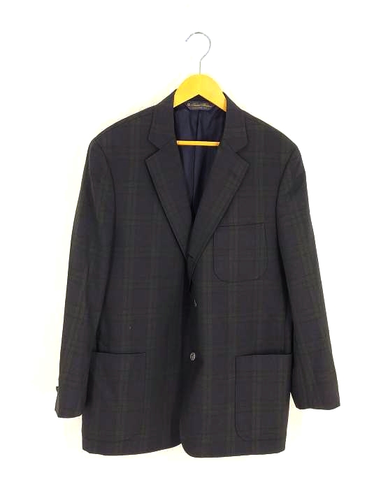 BROOKS BROTHERS(ブルックスブラザーズ) MADISON FIT ブラックウォッチ 2Bジャケット メタルボタン メンズ  44REG