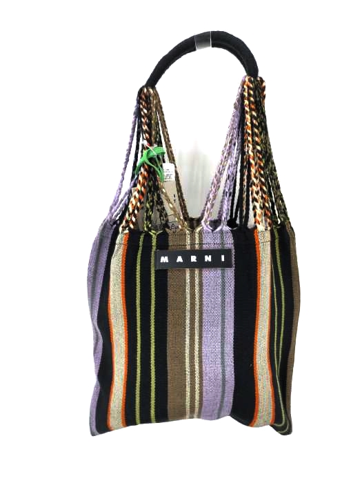 MARNI(マルニ) フラワーカフェ ハンモックバッグ ストライプ レディース  UNI