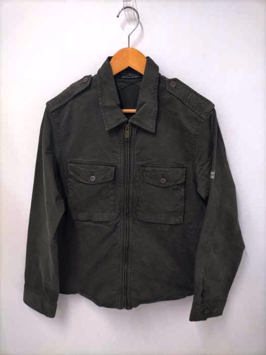 STONE ISLAND(ストーンアイランド) エポレット付きフルジップミリタリージャケット メンズ 表記無