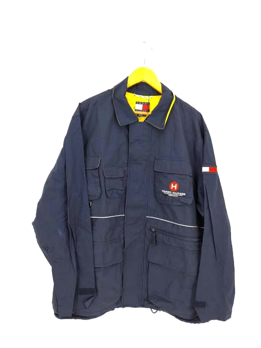 TOMMY HILFIGER(トミーヒルフィガー) 裏地メッシュ コットンナイロン フィッシングジャケット メンズ import：M