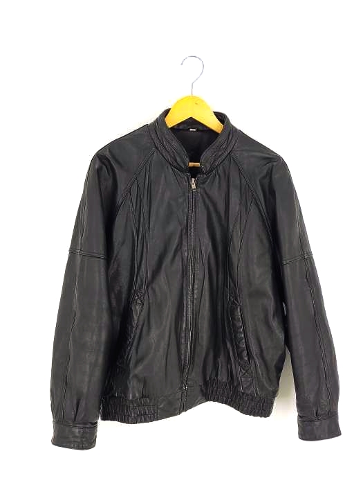 ユーズドフルギ USED古着 CASUAL CLUB MENS STORE レザーブルゾン メンズ JPN：L