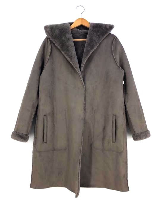 ザラ ZARA フェイクムートンコート レディース import：S