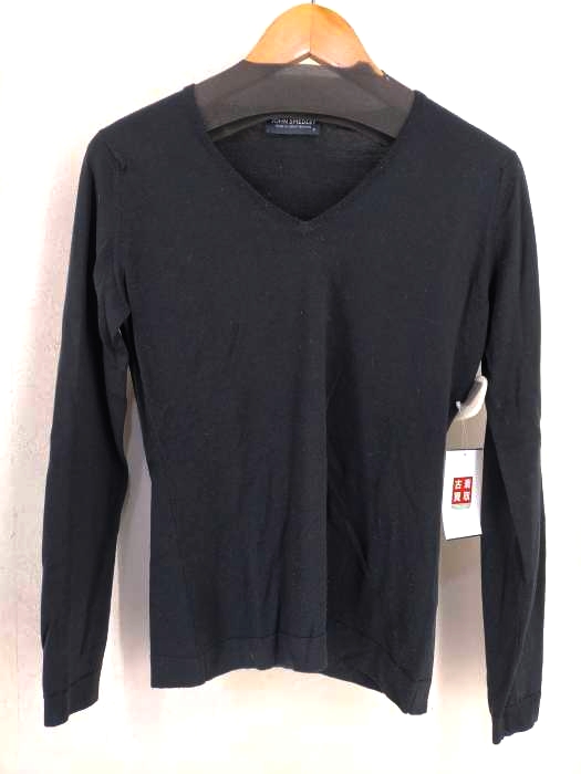 ジョンスメドレー JOHN SMEDLEY メリノウール Vネックニット レディース JPN：S