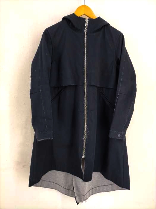 ルシェルブルー LE CIEL BLEU カットオフ加工ジップコート レディース JPN：38