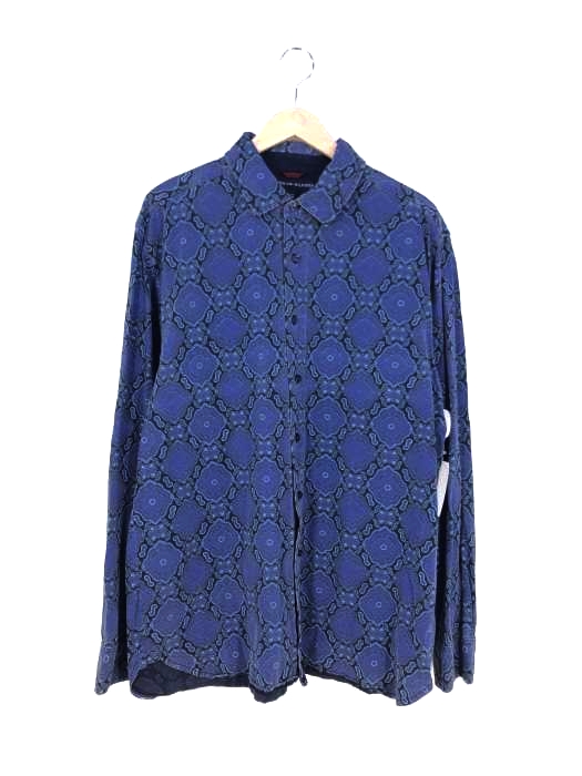 トミーヒルフィガー TOMMY HILFIGER 90s ジオメトリックパターンスシャツ メンズ  XL