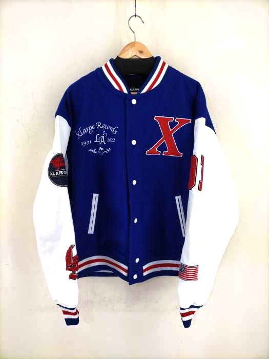 エクストララージ XLARGE 22AW OG LOGO VERSITY JACKET メンズ import：XL