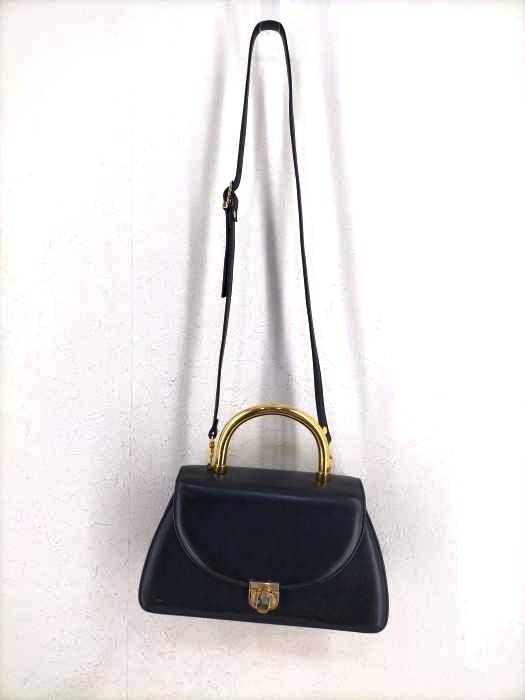 ユーズドフルギ USED古着 2WAY レザーショルダーバッグ レディース 表記無