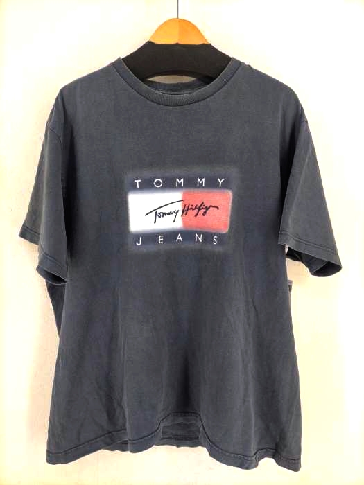 トミージーンズ tommy jeans ロゴTシャツ メンズ import：XL