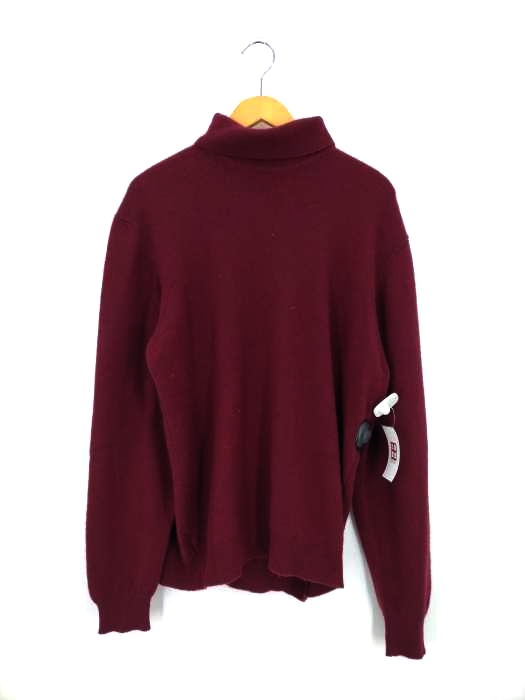 ブルックスブラザーズ BROOKS BROTHERS イギリス製 100%カシミヤ タートルネックニット メンズ import:M