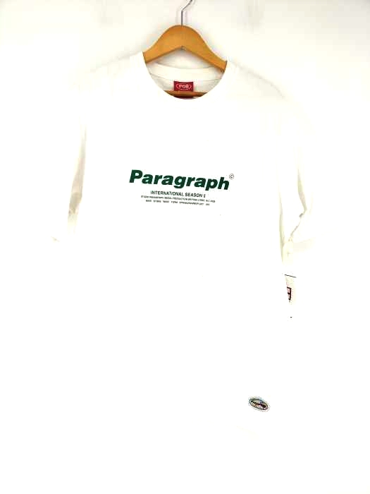 パラグラフ PARAGRAPH S/S TEE メンズ 表記無