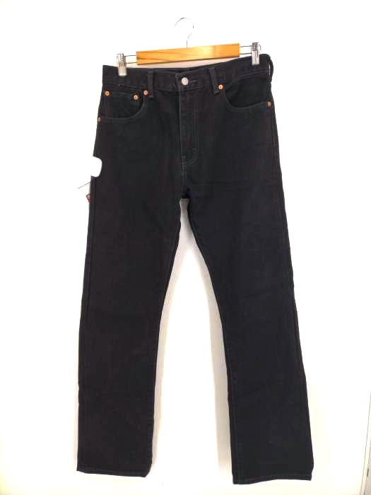 リーバイス Levis 517 エジプト製 ブーツカット ブラックデニムパンツ メンズ  W33 L34