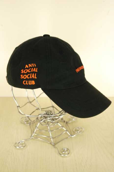 Anti Social Social Club×Undefeated（アンチソーシャルクラブアンディーフィーデット） ロゴキャップ メンズ 帽子 キャップ