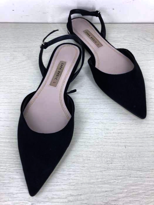 ZARA BASIC(ザラベーシック) スウェード パンプス シューズ レディース EUR：37 EUR：37