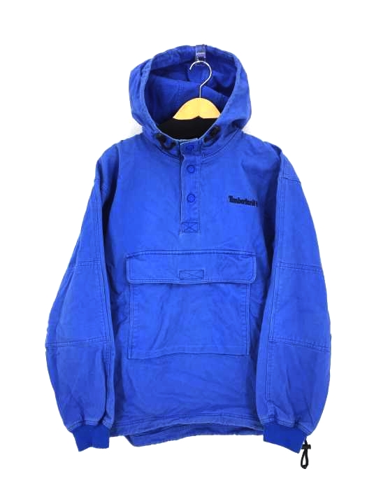 Timberland(ティンバーランド) 90s ロゴ刺繍 コットンアノラックパーカー メンズ import：XS