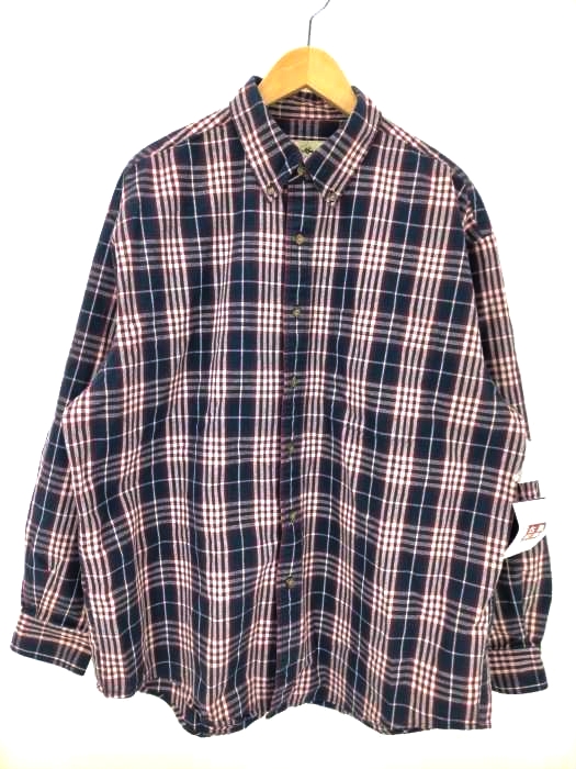 Eddie Bauer(エディーバウアー) チェック柄 B.D.シャツ メンズ import:L