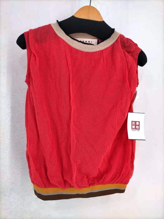 MARNI(マルニ) リブ切替ノースリーブニット レディース JPN：38