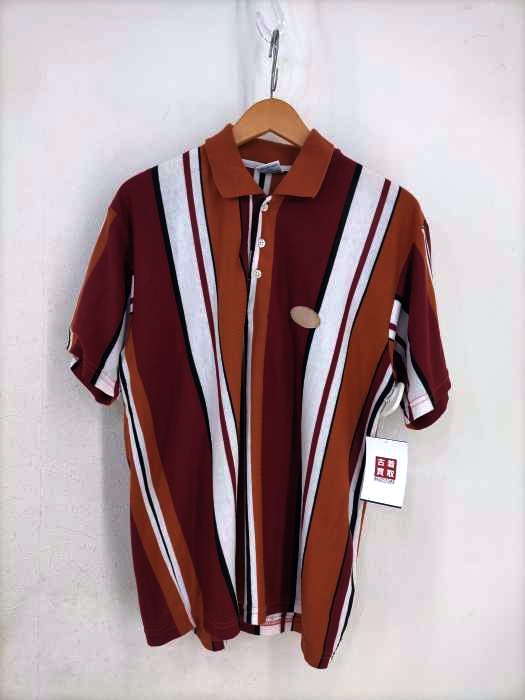 USED古着(ユーズドフルギ) マルチストライプポロシャツ メンズ JPN：XL