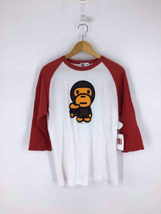 BABY MILO(ベイビーマイロ) 猿プリント ラグランスリーブ Tシャツ メンズ JPN：M