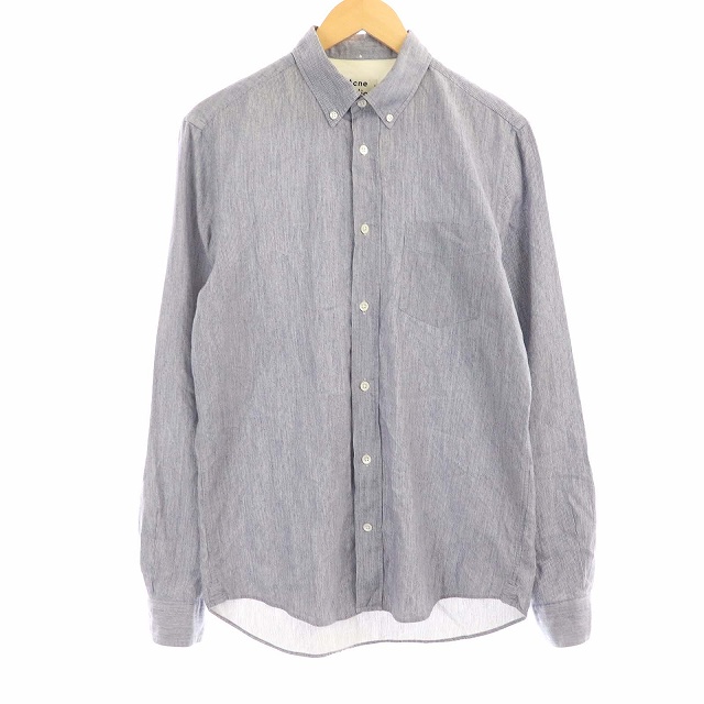 ACNE STUDIOS(アクネストゥディオズ) 14AW シャツ ISHERWOOD MEL STR CLASSIC FIT メンズ  46