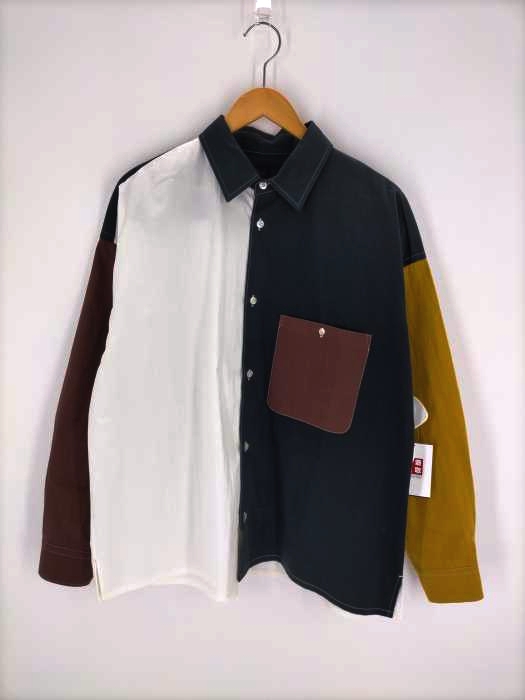 bukht(ブフト) LOOSE SHIRTS BLACK/CRAZY メンズ JPN：2