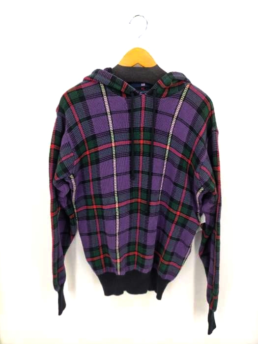 POLO SPORT RALPH LAUREN(ポロスポーツラルフローレン) チェックニットパーカー メンズ import:S
