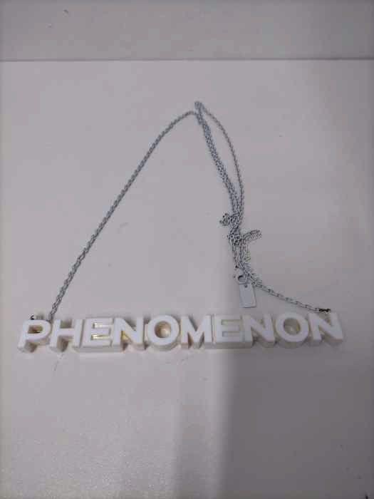 PHENOMENON(フェノメノン) ロゴチェーンネックレス メンズ 表記無