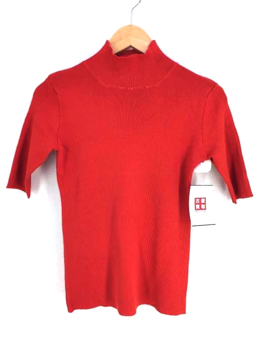ラグアジェム LAGUA GEM COLOR HALF SLEEVE KNIT TOPS レディース S