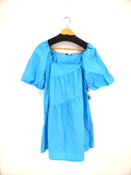 ZARA(ザラ) TIERED POPLIN DRESS レディース import：S