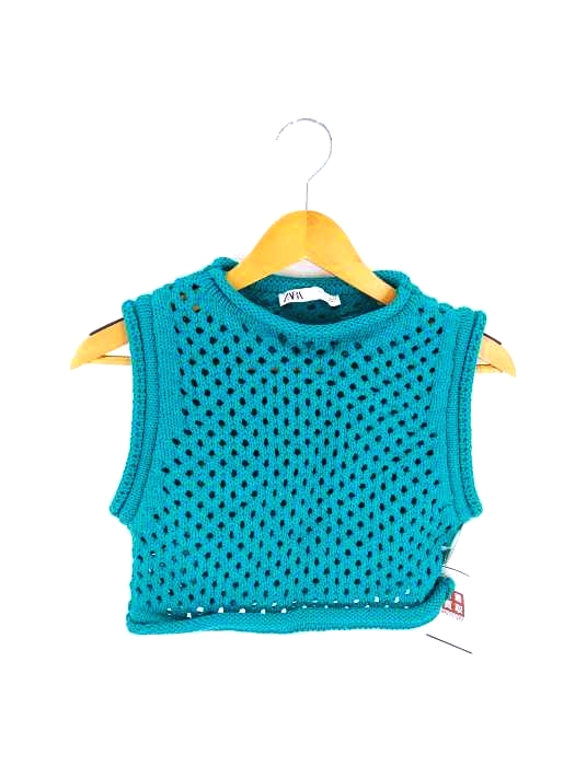 ZARA(ザラ) モックネックニットベスト レディース import：S