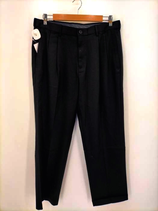 ハガークロージング HAGGAR PREMIUM NO IRON KHAKI 2タックワイドパンツ メンズ  34