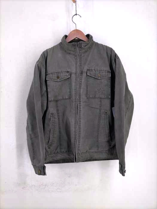 ユーズドフルギ USED古着 RIVER ISLAND OUTFITTERS マルチポケット ハイネックブルゾン メンズ JPN：M