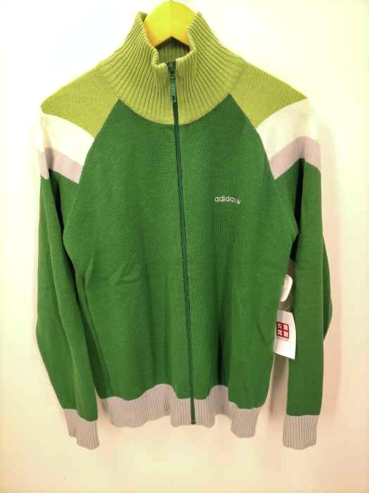 アディダス adidas 06年製 ニット ジップアップトラックジャケット メンズ JPN：M