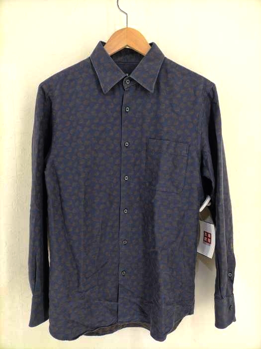 ランバンコレクション LANVIN COLLECTION 総柄 長袖シャツ メンズ EUR：48
