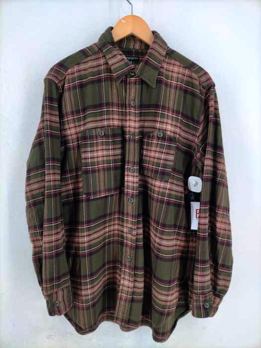 エンジニアードガーメンツ Engineered Garments Work Shirt Cotton Twill Plaid 山ポケネルシャツ メンズ JPN：S