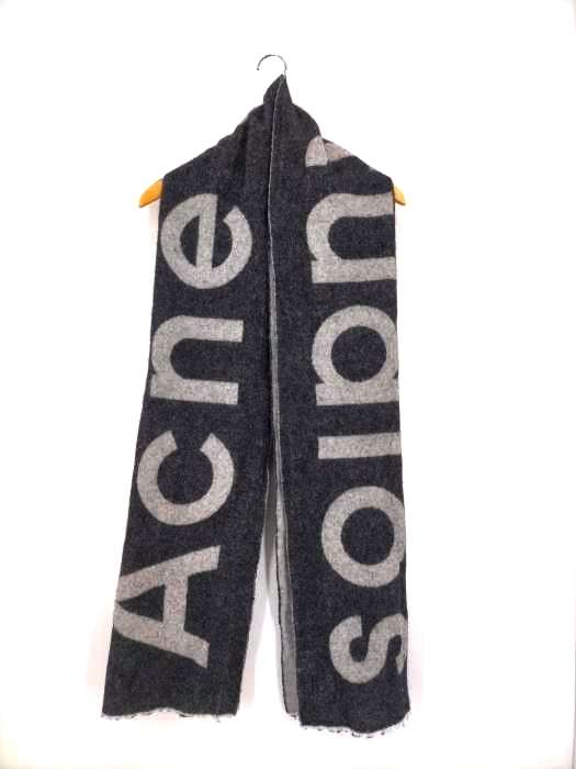 アクネストゥディオズ ACNE STUDIOS ロゴジャカードマフラー レディース 表記無