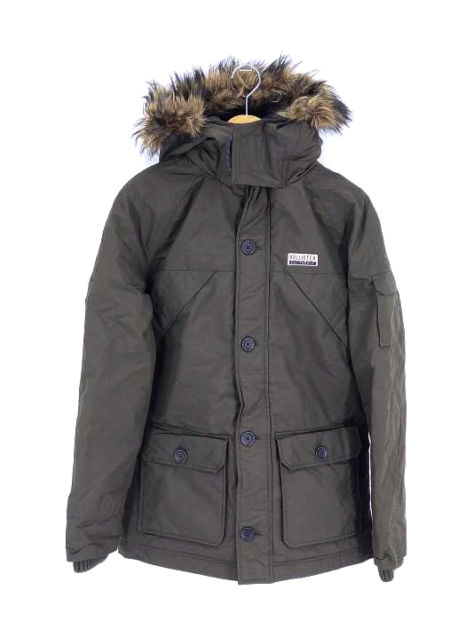 ホリスター Hollister 中綿ファージャケット メンズ import：S