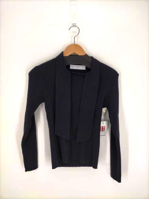 tocco closet(トッコクローゼット) 21AW ボウタイリブニットプルオーバー レディース JPN：M