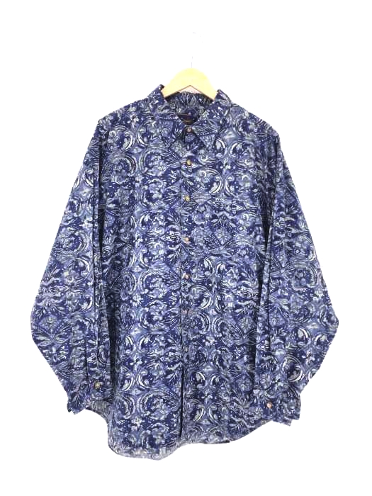 USED古着(ユーズドフルギ) 総柄 コットンシャツ メンズ import：XXL