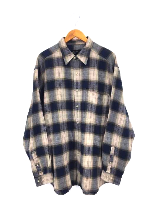 Eddie Bauer(エディーバウアー) コットンチェックシャツ メンズ import：XL