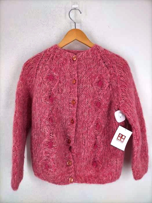 USED古着(ユーズドフルギ) 60~70s HANDMADE IN ITALY モヘア20% モヘアカーディガン レディース 表記無