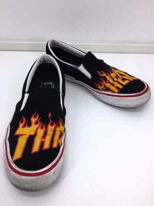 VANS(バンズ) ULTRACUSH proモデル ファイヤーロゴ スリッポン メンズ 42