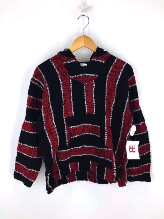 USED古着(ユーズドフルギ) vintage EMISA ストライプ メキシカンパーカー メンズ import：M