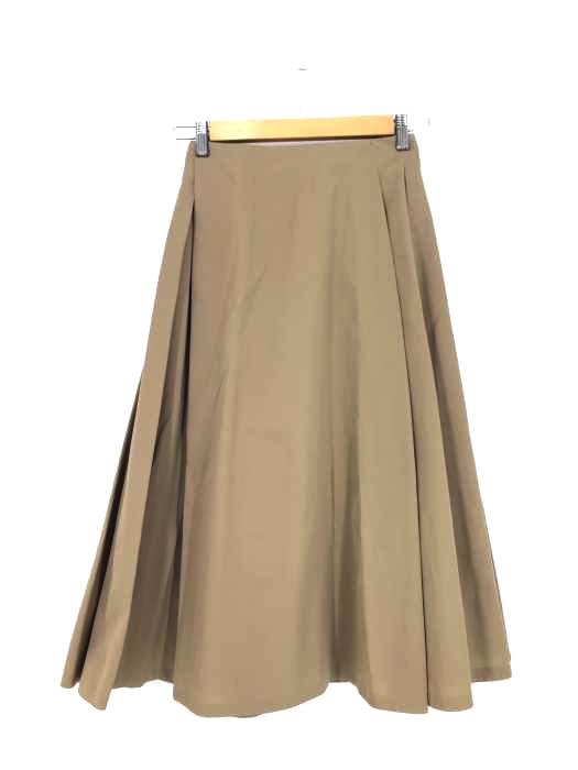 Ballsey TOMORROWLAND(ボールジィ トゥモローランド) 19SS トリアセテートコットンサイドタックスカート レディース 32